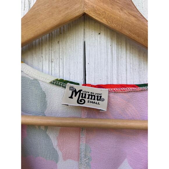 Show Me Your Mumu Ibiza Mini Tropical Dress in Bahama Mama Small - Picture 7 of 8